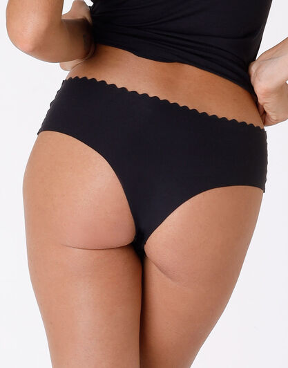 Culotte Invisible Comfort in cotone, confezione x 3 nere, , LOVABLE