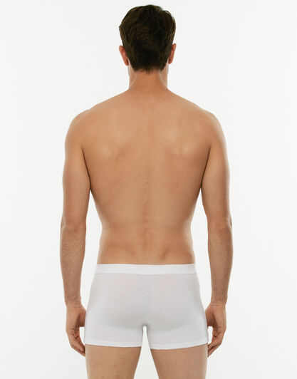 Short boxer Cotton Stretch bianco in cotone elasticizzato-LOVABLE