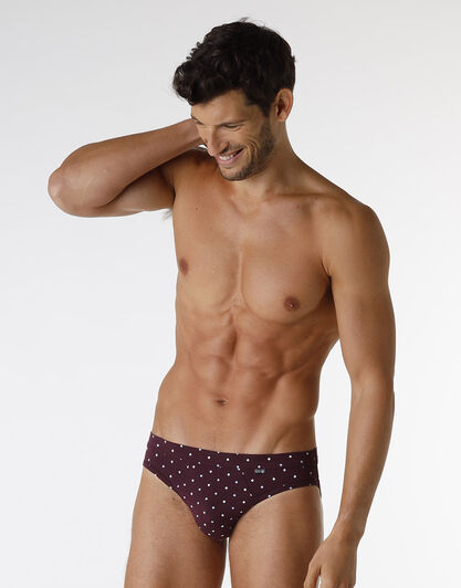 Bipack Slip Classic Cotton Modal, blu navy e bordeaux, , LOVABLE