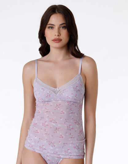 Top Blossom Tulle in pizzo e tulle, lavanda, , LOVABLE