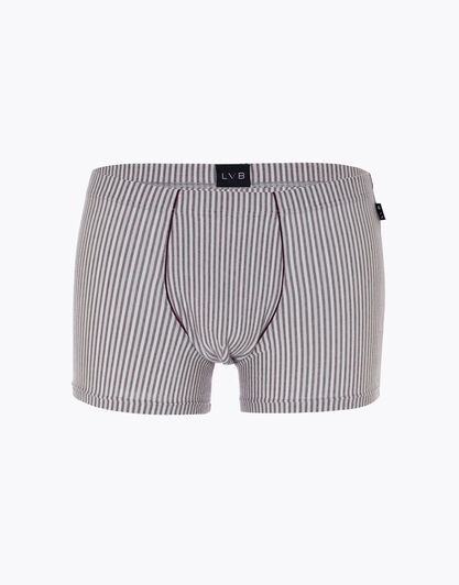 Boxer uomo in modal, riga bordeaux, , LOVABLE