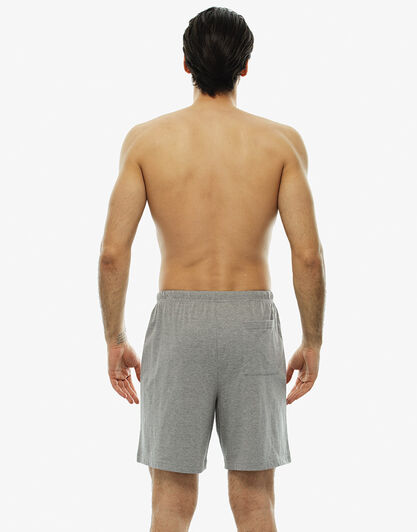 Pantalone corto uomo mix & match, in jersey, grigio melange , , LOVABLE