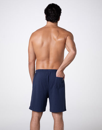 Pantalone corto casual jersey, blu navy, , LOVABLE