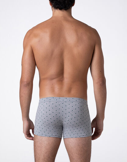 Boxer Classic Cotton Modal, grigio stampa alberi, , LOVABLE