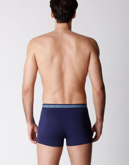 Boxer bipack uomo in cotone biologico, blu melange, , LOVABLE