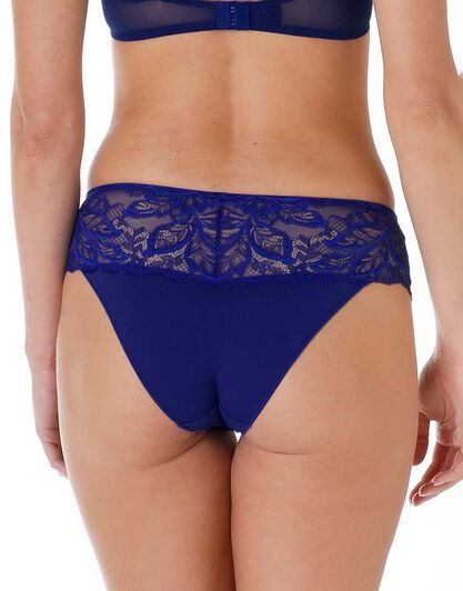 Slip in pizzo e microfibra Trendy Floral, blu elettrico, , LOVABLE
