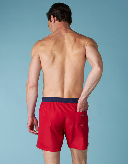 Costume short boxer rosso, asciugatura rapida, , LOVABLE