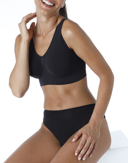 Reggiseno brassière yoga Active Comfort a basso impatto, nero,  Reggiseno brassière yoga Active Comfort a basso impatto, nero, , LOVABLE