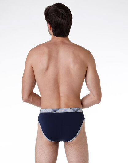 Slip uomo in cotone elasticizzato, blu navy, , LOVABLE