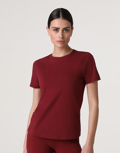 T-Shirt Girocollo Active Comfort Termoregolante, bordeaux, , LOVABLE
