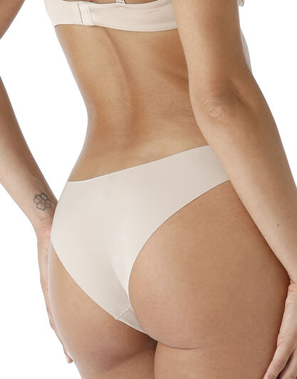 Brasiliano sgambato senza cuciture Free Cut Panties in microfibra, skin, , LOVABLE