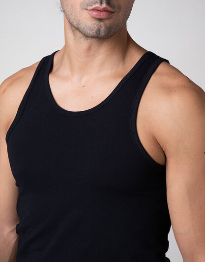 Canotta girocollo Cool Sensation in Stretch Cotton, nero, , LOVABLE