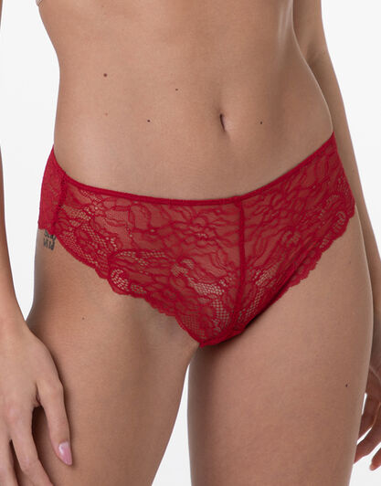 Slip Lovable Panties in pizzo elastico, rosso, , LOVABLE