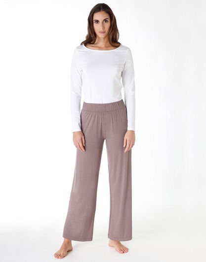 Lounge Jogger lungo donna, tortora, , LOVABLE