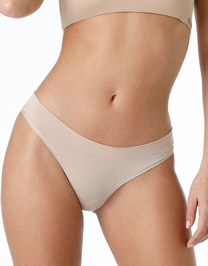Slip Ultrasoft Panties in Cotone Modal, skin, , LOVABLE