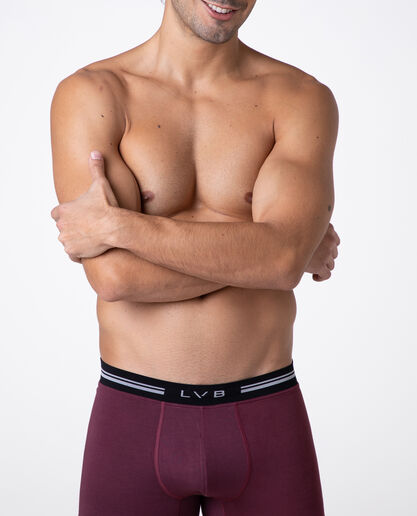 Boxer Comfort 360 Stretch Cotton, bordeaux, , LOVABLE