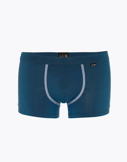 Boxer Enriched Plain Cotton Modal in cotone e modal, ottanio, , LOVABLE