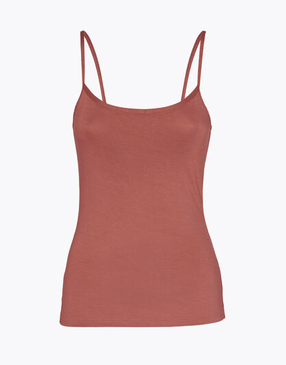 Top donna Basic Soul in viscosa, terracotta, , LOVABLE