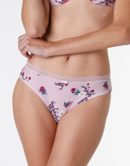 Slip My Daily Comfort in microfibra, stampa fiori, , LOVABLE