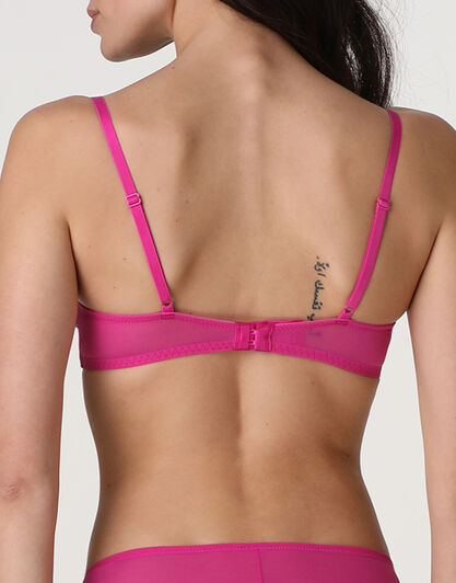 Reggiseno Balconcino con Ferretto Petal Lace in pizzo, fucsia, , LOVABLE