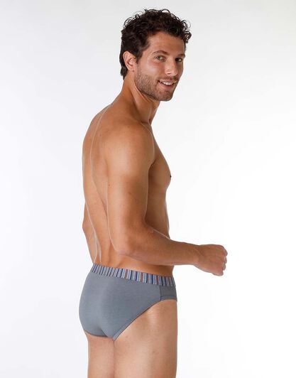 Slip uomo in cotone modal, antracite, , LOVABLE