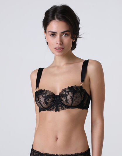 Reggiseno Balconette con Ferretto L'Elegance in pizzo, nero, , LOVABLE