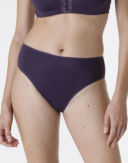 Slip midi Invisible in microfibra, tornado scuro, , LOVABLE