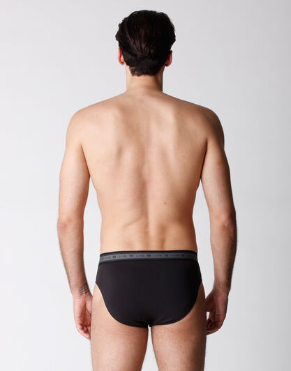Slip bipack uomo in cotone biologico, nero, , LOVABLE
