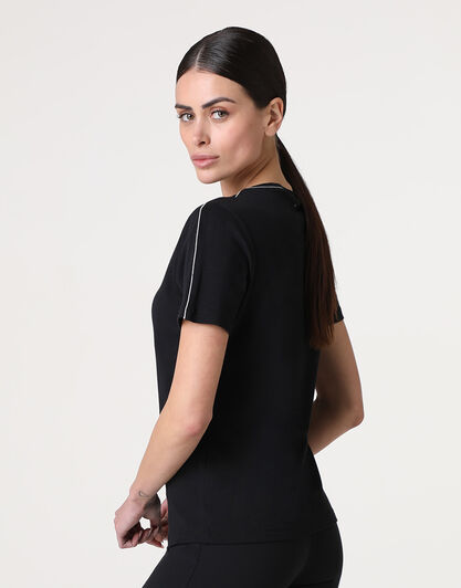T-Shirt Girocollo Active Comfort Termoregolante, nero, , LOVABLE