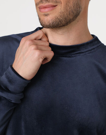 Homewear in Ciniglia, blu notte,  Homewear in Ciniglia, blu notte, , LOVABLE