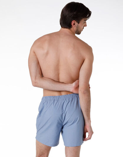 Costume boxer in tessuto fiammato, blu indigo, , LOVABLE