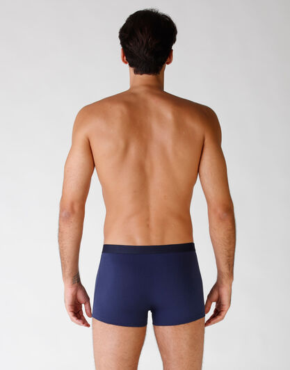 Bipack boxer in cotone elasticizzato, blu, , LOVABLE