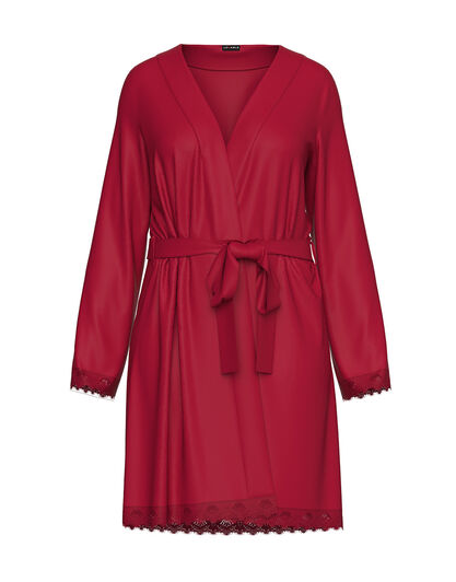 Vestaglia Elegant Modal, rosso, , LOVABLE