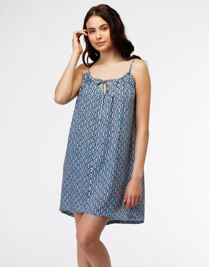 Abitino in viscosa, stampa geometrica, , LOVABLE