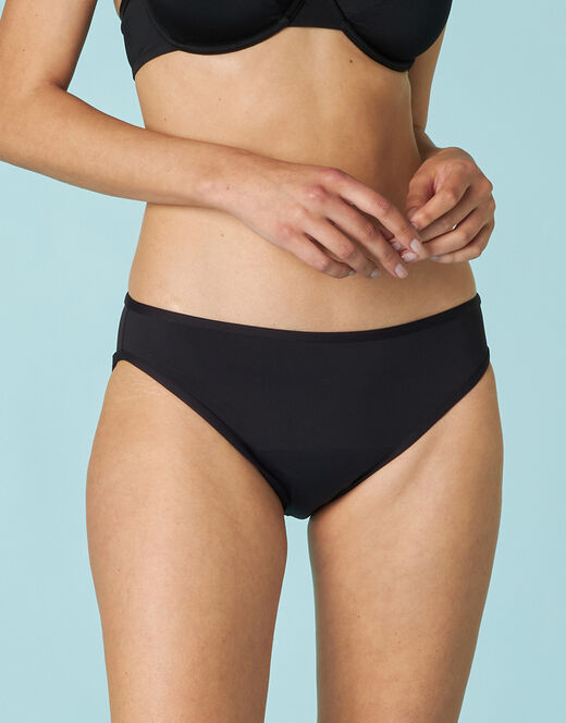Lovable Slip da spiaggia assorbente per il ciclo flusso medio, Nero