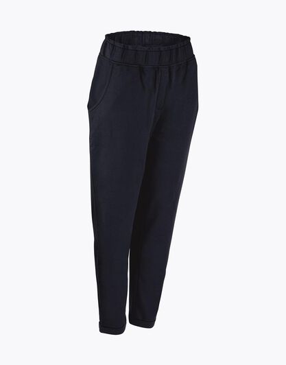 Pantalone lungo donna in cotone Sweat Pants, blu scuro, , LOVABLE