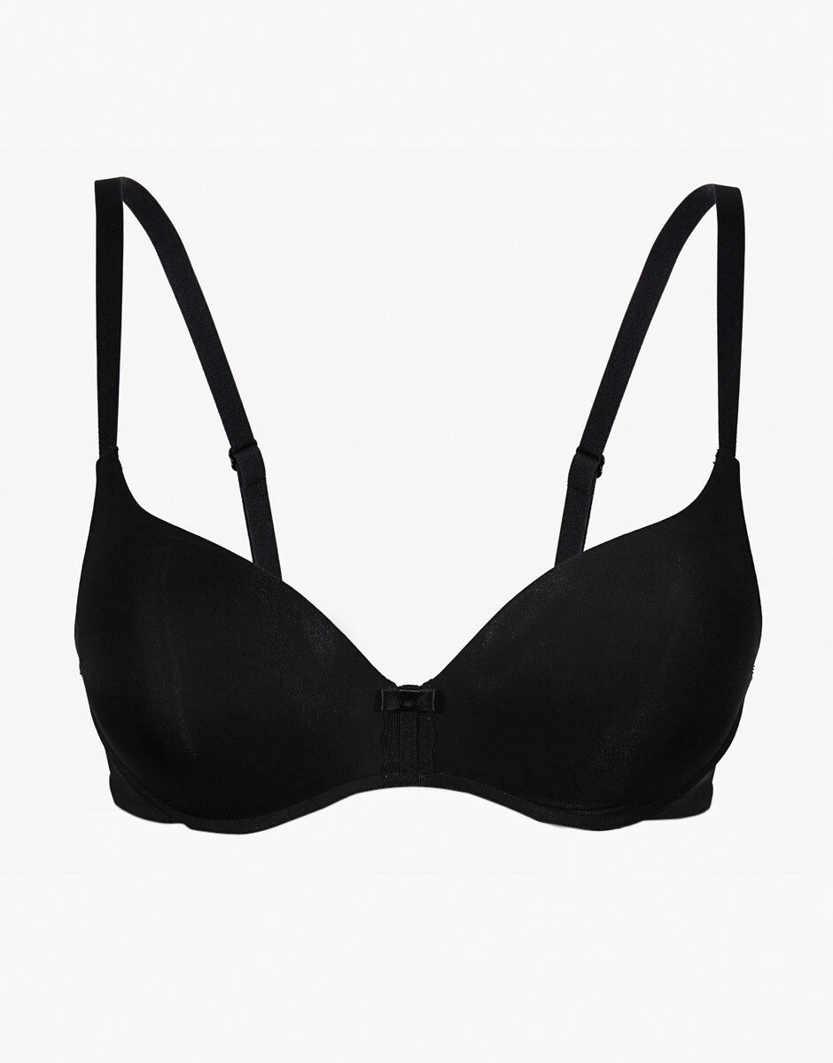 Reggiseno push up senza ferretto My Daily Comfort in microfibra nero