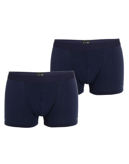 Bipack boxer in cotone elasticizzato, blu, , LOVABLE