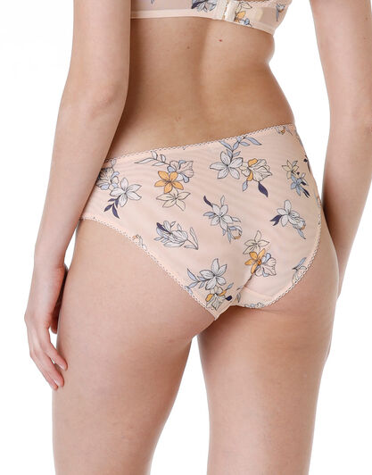 Slip Floreal Tulle in tulle elastico e pizzo, stampa floreale, , LOVABLE