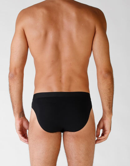 Bipack slip in cotone elasticizzato, nero, , LOVABLE