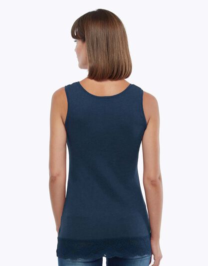 Smanicato in cotone e poliestere, blu, , LOVABLE
