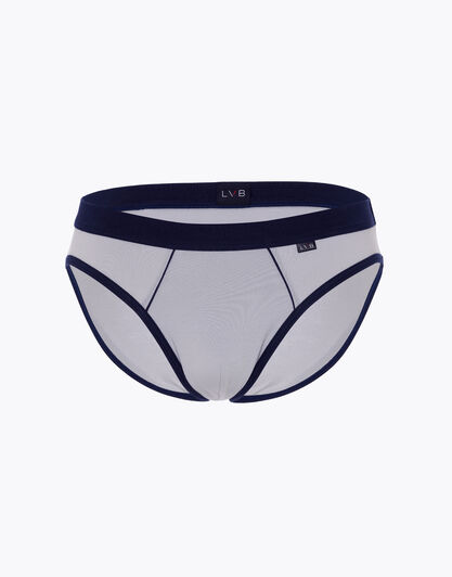 Slip uomo in cotone modal, grigio e blu, , LOVABLE