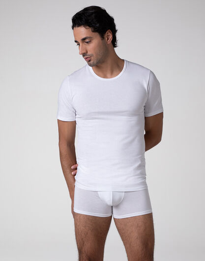 T-shirt girocollo Cool Sensation in Stretch Cotton, bianco, , LOVABLE