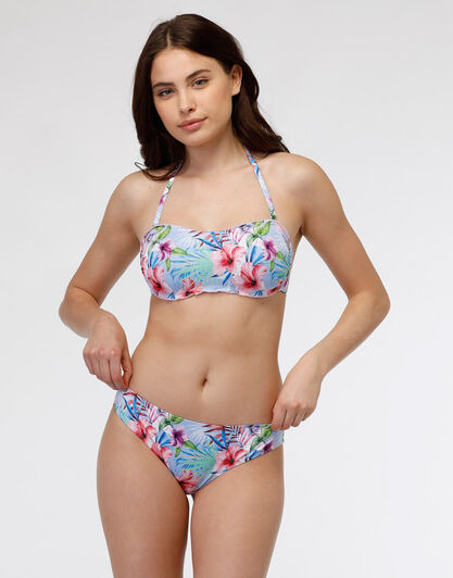 Costume reggiseno fascia in microfibra Colorful Printed Micro, stampa tropicale con fiori, , LOVABLE