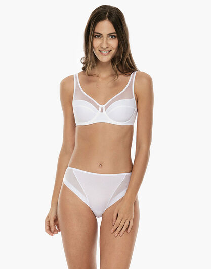 Reggiseno con ferretto Modern Shaping in microfibra, bianco, , LOVABLE