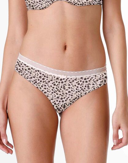 Slip My Daily Comfort in microfibra, stampa animalier, , LOVABLE