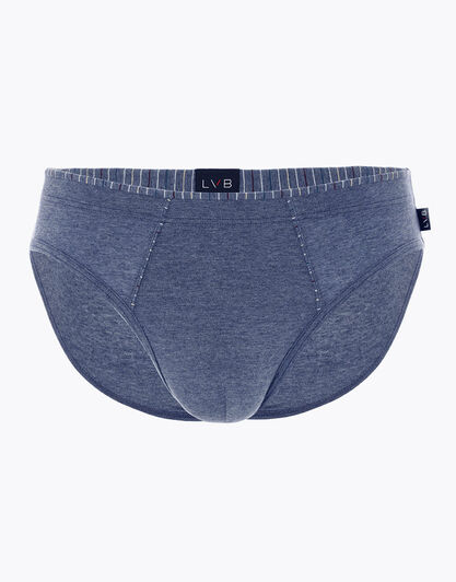 Slip Rephined Cotton Modal, blu melange, , LOVABLE