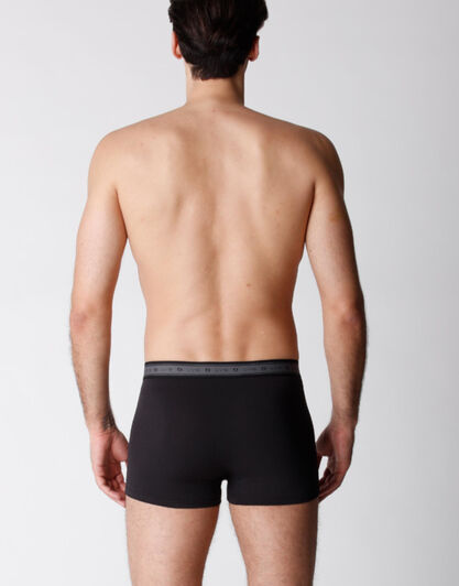 Boxer bipack uomo in cotone biologico, nero, , LOVABLE
