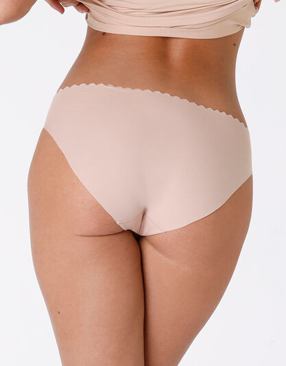 Slip Invisible Comfort in cotone, confezione x 3 color nude, , LOVABLE