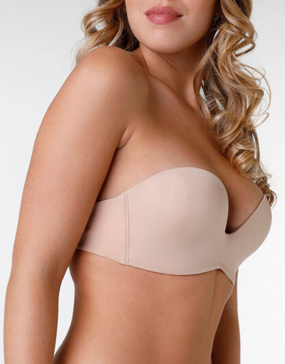 WONDERBRA Reggiseno Push-Up Ultimate Strapeless in microfibra, skin, , LOVABLE